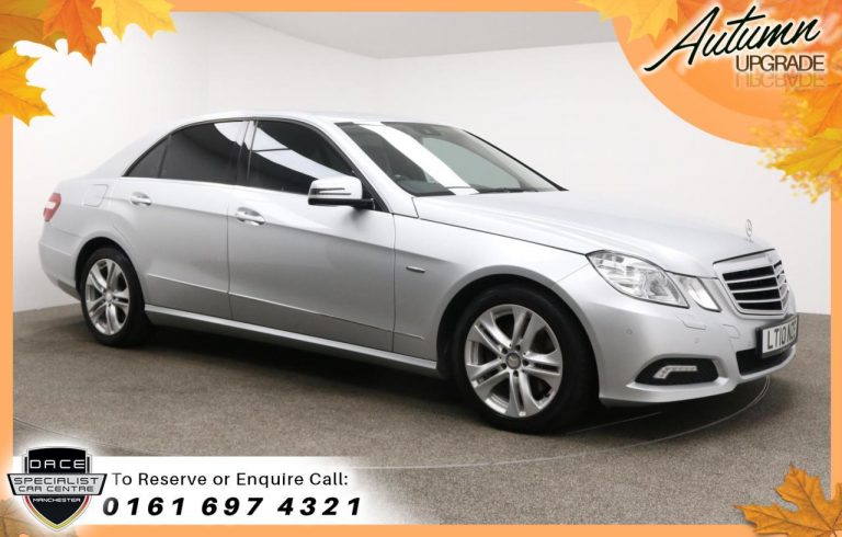 Used 2010 SILVER MERCEDES-BENZ E-CLASS Saloon 3.0 E350 CDI BLUEEFFICIENCY AVANTGARDE 4d 231 BHP DIESEL (reg. 2010-03-20) (Automatic) for sale in Stockport