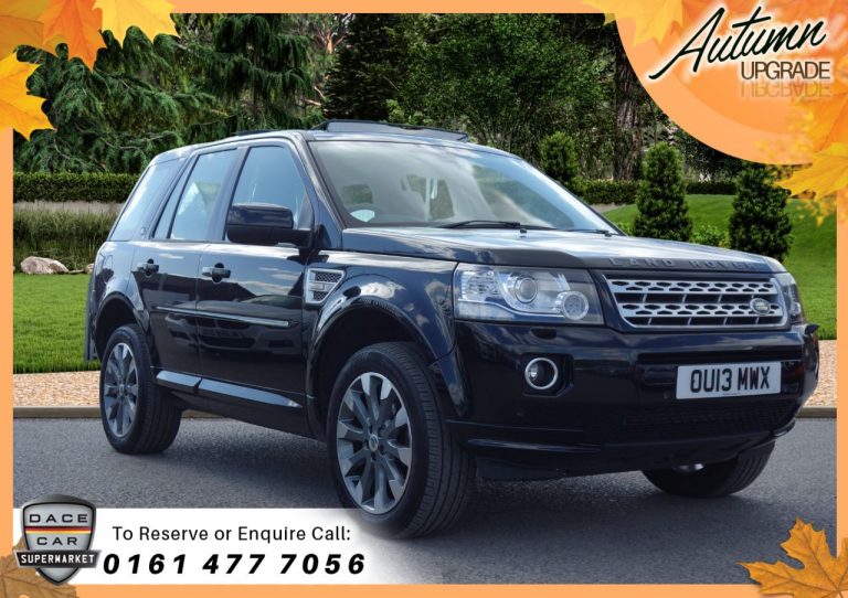 Used 2013 BLACK LAND ROVER FREELANDER 2 Estate 2.2 SD4 HSE LUXURY 5d 190 BHP DIESEL (reg. 2013-03-01) (Automatic) for sale in Stockport