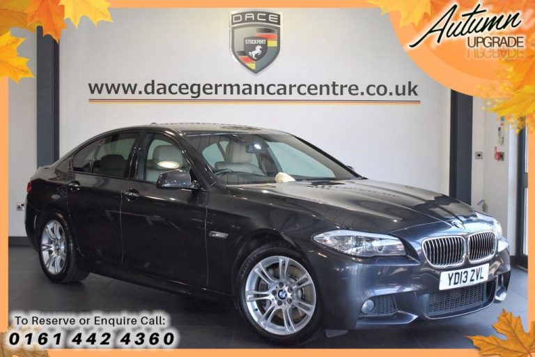 Used 2013 GREY BMW 5 SERIES Saloon 2.0 525D M SPORT 4DR AUTO 215 BHP DIESEL (reg. 2013-03-12) (Automatic) for sale in Stockport