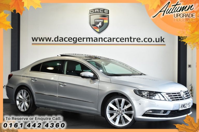 Used 2013 SILVER VOLKSWAGEN CC Coupe 2.0 GT TDI BLUEMOTION TECHNOLOGY DSG 4DR 168 BHP DIESEL (reg. 2013-01-02) (Automatic) for sale in Stockport