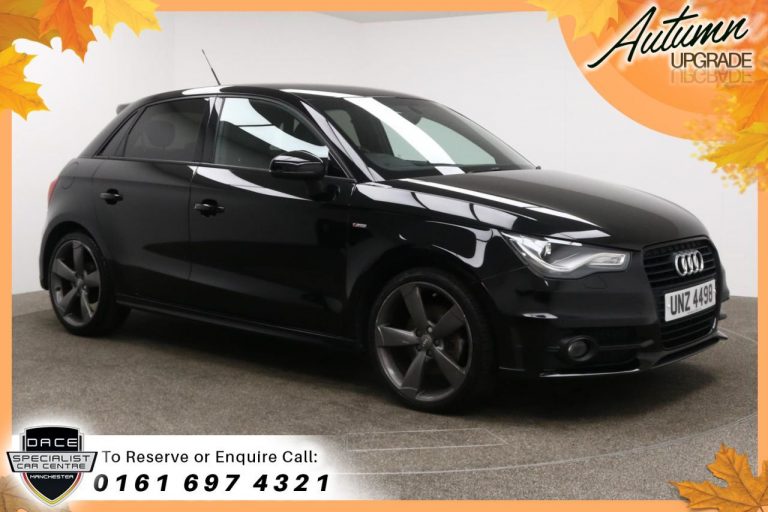 Used 2014 BLACK AUDI A1 Hatchback 1.4 SPORTBACK TFSI BLACK EDITION 5d 138 BHP PETROL (reg. 2014-07-03) (Automatic) for sale in Stockport