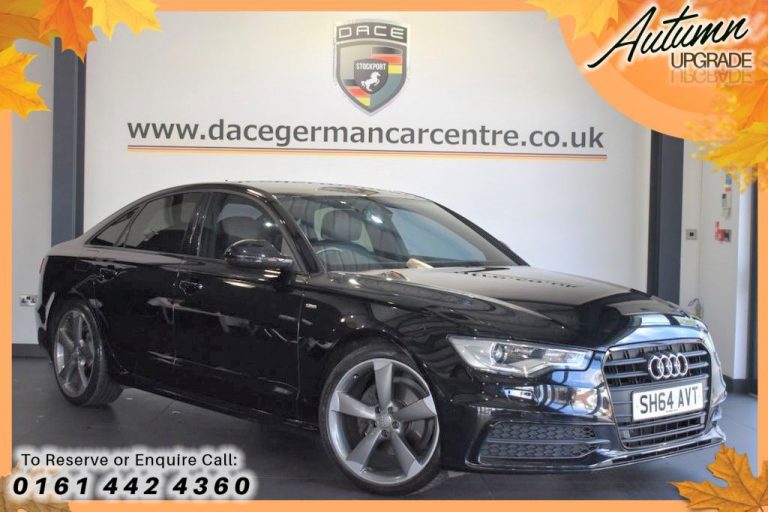 Used 2014 BLACK AUDI A6 Saloon 2.0 TDI ULTRA BLACK EDITION AUTO 4DR 190 BHP DIESEL (reg. 2014-10-24) (Automatic) for sale in Stockport