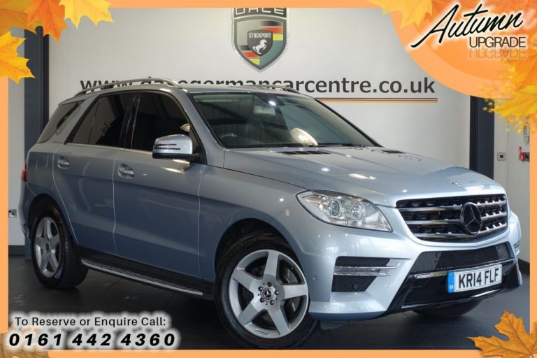 Used 2014 SILVER MERCEDES-BENZ M-CLASS Estate 3.0 ML350 BLUETEC AMG SPORT 5DR 258 BHP DIESEL (reg. 2014-06-18) (Automatic) for sale in Stockport