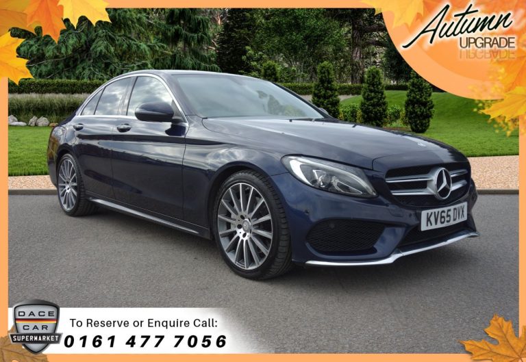 Used 2015 BLUE MERCEDES-BENZ C-CLASS Saloon 2.1 C250 D AMG LINE PREMIUM 4d AUTO 204 BHP DIESEL (reg. 2015-09-24) (Automatic) for sale in Stockport