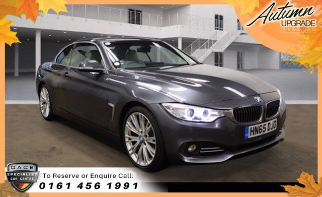 Used 2015 GREY BMW 4 SERIES Convertible 2.0 420D LUXURY 2d AUTO 188 BHP DIESEL (reg. 2015-10-09) (Automatic) for sale in Stockport