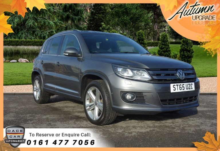 Used 2015 GREY VOLKSWAGEN TIGUAN Estate 2.0 R LINE EDITION TDI BMT 4MOTION DSG 5d 148 BHP DIESEL (reg. 2015-12-12) (Automatic) for sale in Stockport