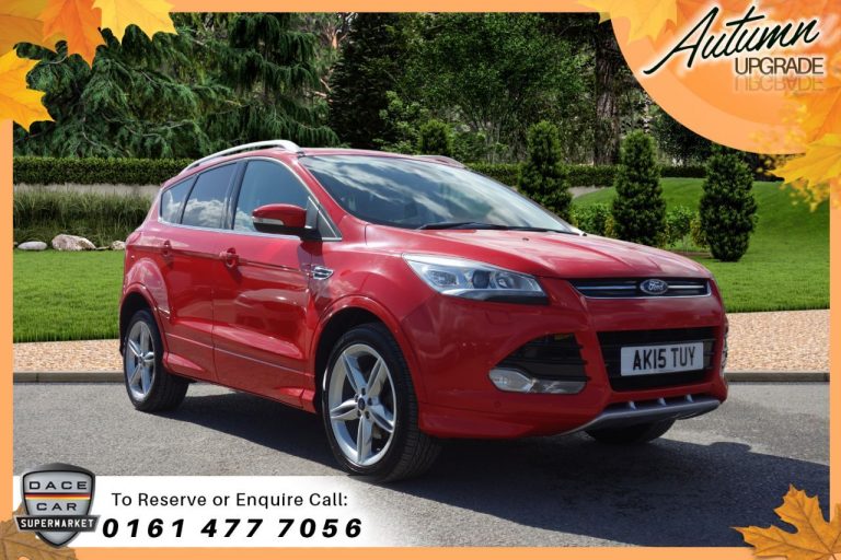 Used 2015 RED FORD KUGA Hatchback 2.0 TITANIUM X SPORT TDCI 5d 177 BHP DIESEL (reg. 2015-05-18) (Automatic) for sale in Stockport