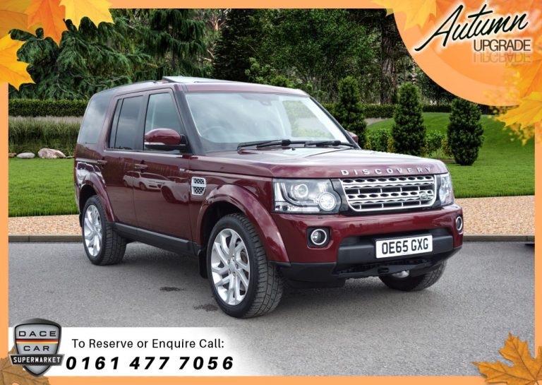 Used 2015 RED LAND ROVER DISCOVERY Estate 3.0 SDV6 HSE 5d AUTO 255 BHP DIESEL (reg. 2015-12-17) (Automatic) for sale in Stockport