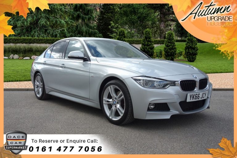 Used 2016 SILVER BMW 3 SERIES Saloon 2.0 320D M SPORT 4d AUTO 188 BHP DIESEL (reg. 2016-09-01) (Automatic) for sale in Stockport