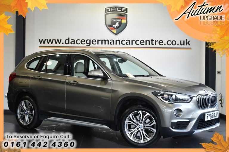 Used 2016 SILVER BMW X1 Estate 2.0 XDRIVE20I XLINE 5d AUTO 189 BHP PETROL (reg. 2016-12-15) (Automatic) for sale in Stockport