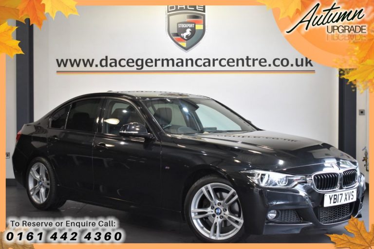 Used 2017 BLACK BMW 3 SERIES Saloon 2.0 320D M SPORT 4DR AUTO 188 BHP DIESEL (reg. 2017-06-13) (Automatic) for sale in Stockport