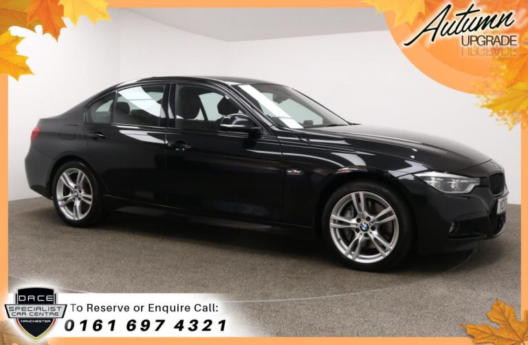 Used 2017 BLACK BMW 3 SERIES Saloon 3.0 335D XDRIVE M SPORT 4d AUTO 308 BHP DIESEL (reg. 2017-03-31) (Automatic) for sale in Stockport