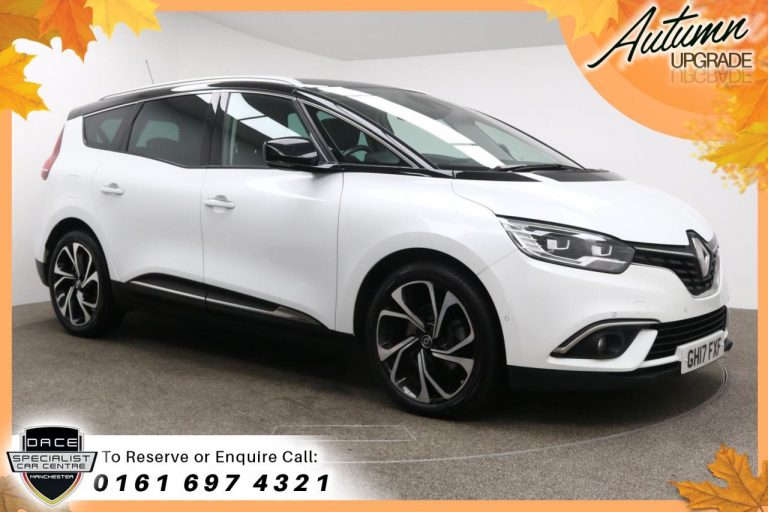 Used 2017 BLACK RENAULT GRAND SCENIC MPV 1.6 SIGNATURE NAV DCI EDC 5d AUTO 159 BHP DIESEL (reg. 2017-07-20) (Automatic) for sale in Stockport