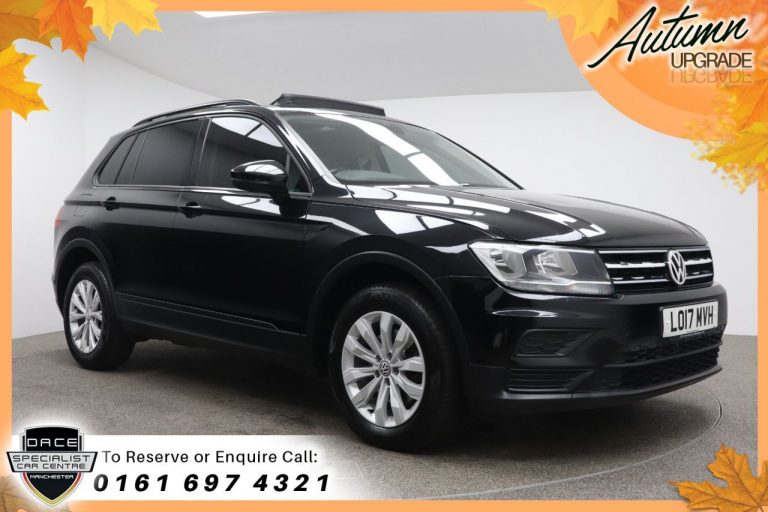 Used 2017 BLACK VOLKSWAGEN TIGUAN Estate 2.0 S TDI BMT 4MOTION DSG 5d AUTO 148 BHP DIESEL (reg. 2017-06-12) (Automatic) for sale in Stockport