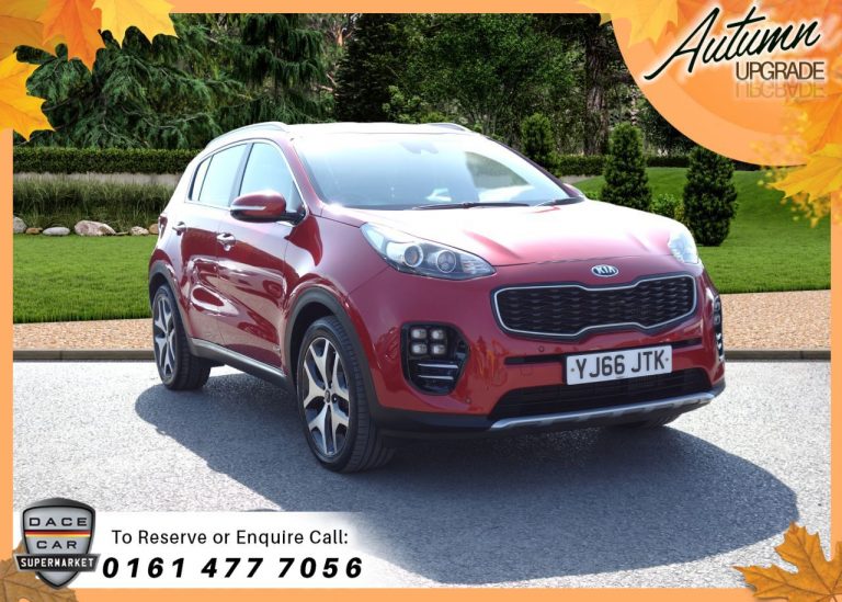 Used 2017 RED KIA SPORTAGE Estate 2.0 CRDI GT-LINE 5d AUTO 134 BHP DIESEL (reg. 2017-01-27) (Automatic) for sale in Stockport