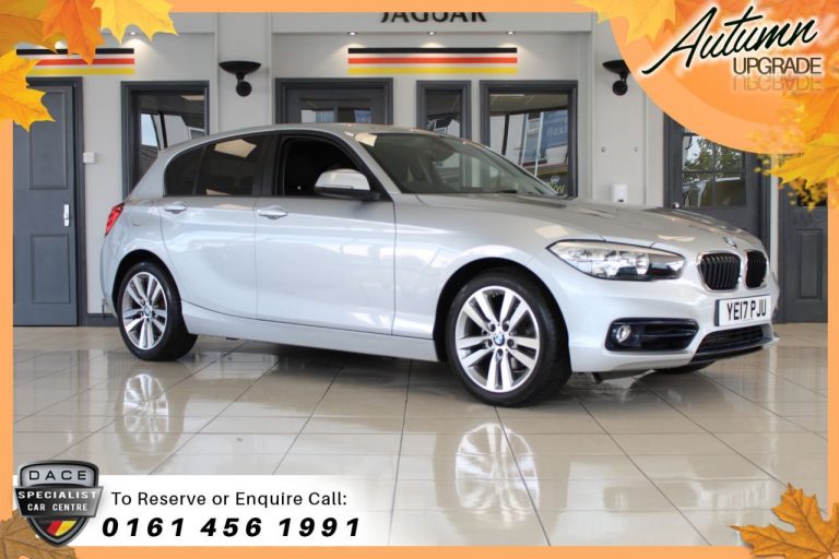 Used 2017 SILVER BMW 1 SERIES Hatchback 1.5 118I SPORT 5d AUTO 134 BHP PETROL (reg. 2017-04-26) (Automatic) for sale in Stockport