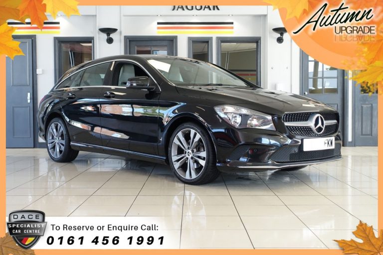 Used 2018 BLACK MERCEDES-BENZ CLA Estate 2.1 CLA 200 D SPORT 5d AUTO 134 BHP DIESEL (reg. 2018-02-02) (Automatic) for sale in Stockport