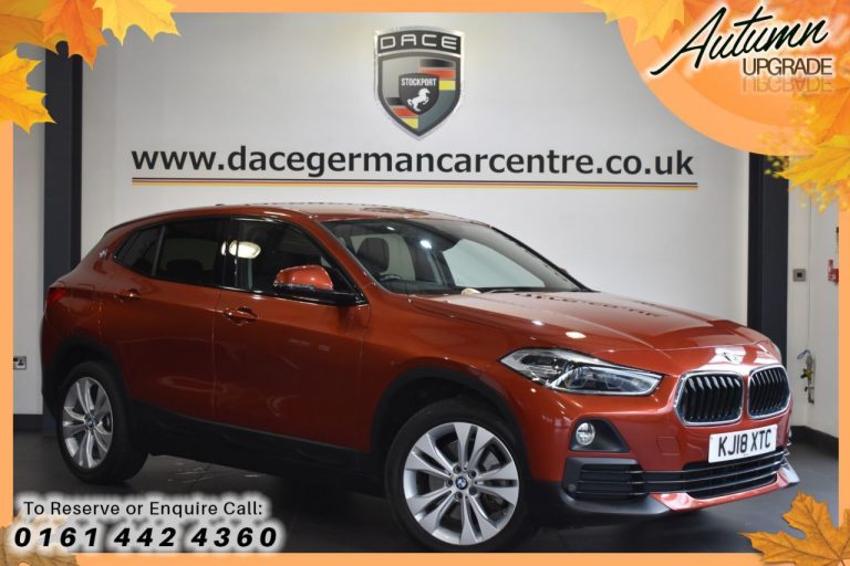 Used 2018 ORANGE BMW X2 Hatchback 2.0 XDRIVE20D SPORT 5DR AUTO 188 BHP DIESEL (reg. 2018-07-27) (Automatic) for sale in Stockport