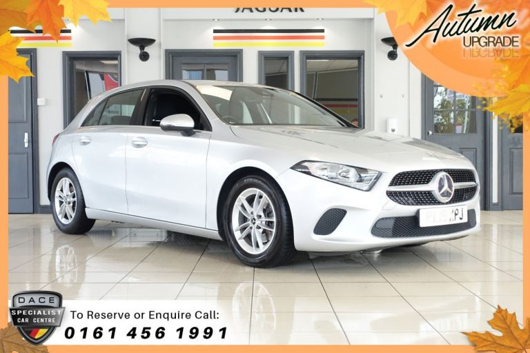 Used 2019 SILVER MERCEDES-BENZ A-CLASS Hatchback 1.3 A 180 SE 5d AUTO 135 BHP PETROL (reg. 2019-08-09) (Automatic) for sale in Stockport