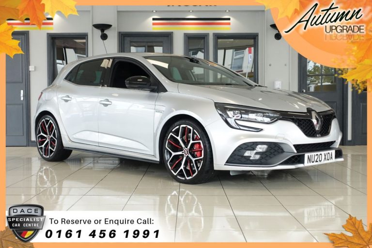 Used 2020 SILVER RENAULT MEGANE Hatchback 1.8 RENAULTSPORT TROPHY 5d AUTO 296 BHP PETROL (reg. 2020-07-30) (Automatic) for sale in Stockport