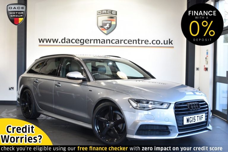 Used 2015 GREY AUDI A6 AVANT Estate 2.0 AVANT TDI ULTRA BLACK EDITION 5DR AUTO 188 BHP DIESEL (reg. 2015-05-29) (Automatic) for sale in Stockport