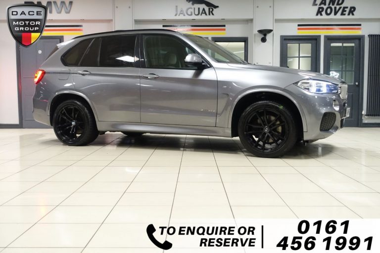 Used 2015 GREY BMW X5 7 Seater 3.0 XDRIVE40D M SPORT 5d AUTO 309 BHP DIESEL (reg. 2015-09-08) (Automatic) for sale in Stockport