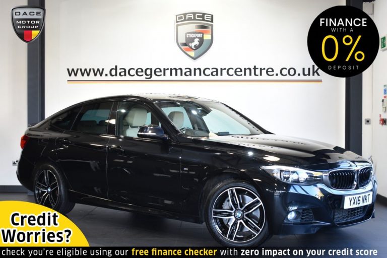 Used 2016 BLACK BMW 3 SERIES GRAN TURISMO Hatchback 3.0 335D XDRIVE M SPORT GRAN TURISMO 5DR AUTO 309 BHP DIESEL (reg. 2016-03-01) (Automatic) for sale in Stockport