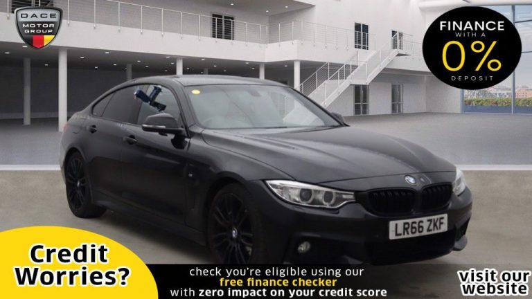 Used 2016 BLACK BMW 4 SERIES Coupe 2.0 420D M SPORT GRAN COUPE 4d AUTO 188 BHP DIESEL (reg. 2016-12-01) (Automatic) for sale in Stockport