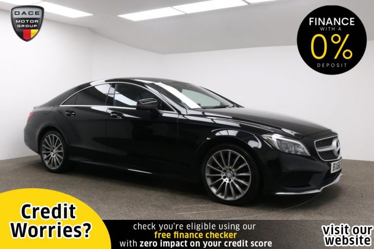 Used 2016 BLACK MERCEDES-BENZ CLS CLASS Coupe 2.1 CLS220 D AMG LINE 4d AUTO 174 BHP DIESEL (reg. 2016-09-30) (Automatic) for sale in Stockport