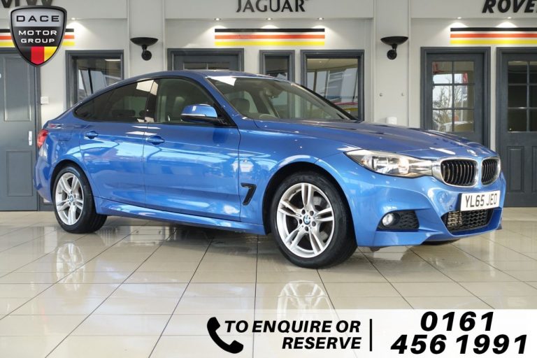 Used 2016 BLUE BMW 3 SERIES Hatchback 2.0 320D XDRIVE M SPORT GRAN TURISMO 5d AUTO 188 BHP DIESEL (reg. 2016-02-18) (Automatic) for sale in Stockport