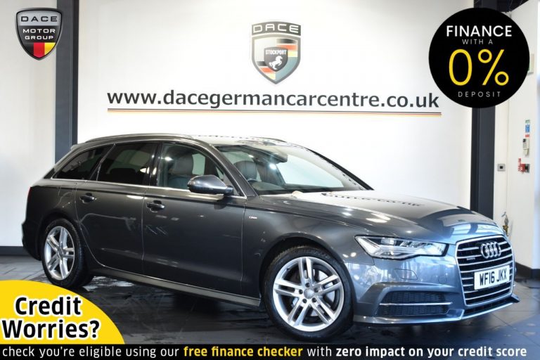 Used 2016 GREY AUDI A6 AVANT Estate 2.0 AVANT TDI QUATTRO S LINE 5DR AUTO 188 BHP DIESEL (reg. 2016-04-07) (Automatic) for sale in Stockport