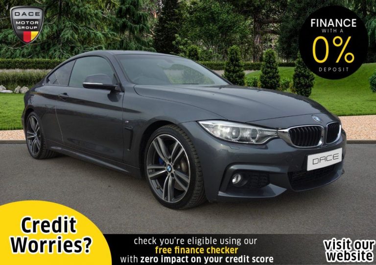 Used 2016 GREY BMW 4 SERIES Coupe 3.0 430D M SPORT 2d AUTO 255 BHP DIESEL (reg. 2016-03-24) (Automatic) for sale in Stockport