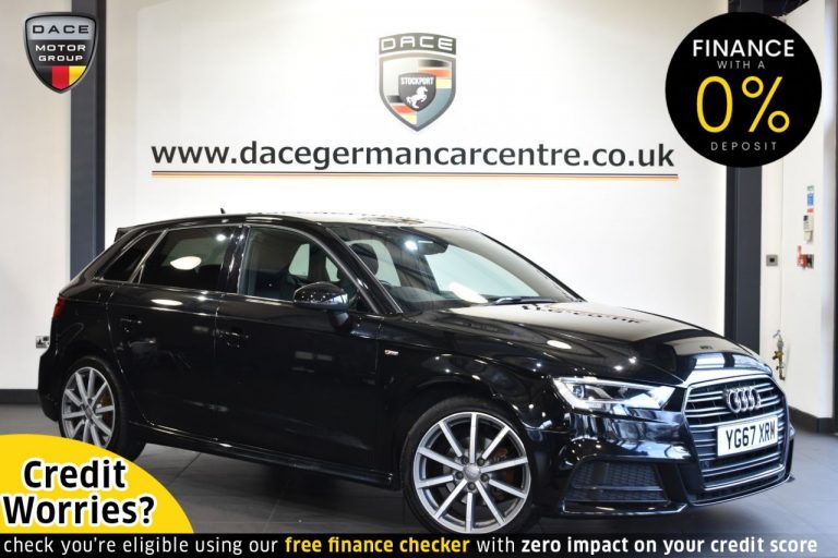 Used 2017 BLACK AUDI A3 Hatchback 2.0 TDI BLACK EDITION 5DR 148 BHP DIESEL (reg. 2017-09-11) (Automatic) for sale in Stockport