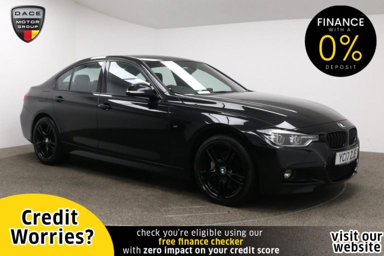 Used 2017 BLACK BMW 3 SERIES Saloon 3.0 335D XDRIVE M SPORT 4d AUTO 308 BHP DIESEL (reg. 2017-03-31) (Automatic) for sale in Stockport