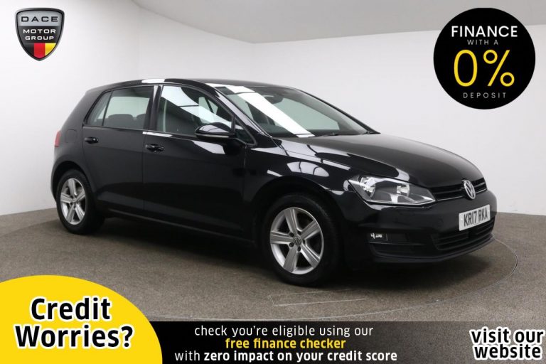Used 2017 BLACK VOLKSWAGEN GOLF Hatchback 2.0 MATCH EDITION TDI BMT DSG 5d AUTO 148 BHP DIESEL (reg. 2017-04-20) (Automatic) for sale in Stockport