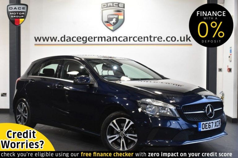 Used 2018 BLUE MERCEDES-BENZ A-CLASS Hatchback 1.5 A 180 D SE EXECUTIVE 5DR 107 BHP DIESEL (reg. 2018-02-19) (Automatic) for sale in Stockport