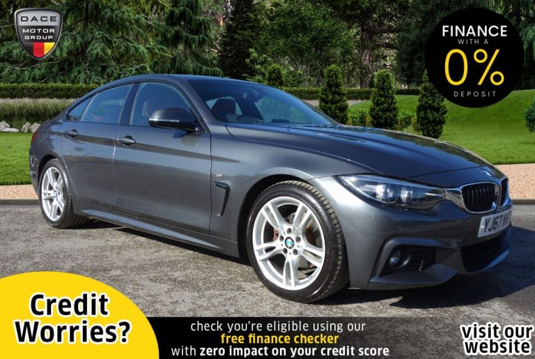 Used 2018 GREY BMW 4 SERIES GRAN COUPE Coupe 2.0 420D M SPORT GRAN COUPE 4d AUTO 188 BHP DIESEL (reg. 2018-02-14) (Automatic) for sale in Stockport