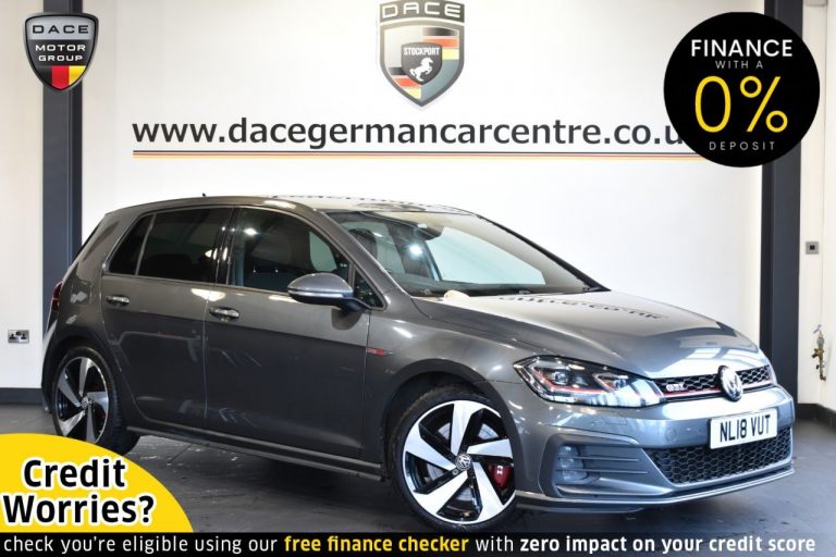 Used 2018 GREY VOLKSWAGEN GOLF Hatchback 2.0 GTI PERFORMANCE TSI DSG 5DR AUTO 242 BHP PETROL (reg. 2018-04-19) (Automatic) for sale in Stockport