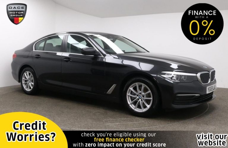 Used 2019 GREY BMW 5 SERIES Saloon 2.0 520D SE 4d AUTO 188 BHP DIESEL (reg. 2019-09-05) (Automatic) for sale in Stockport