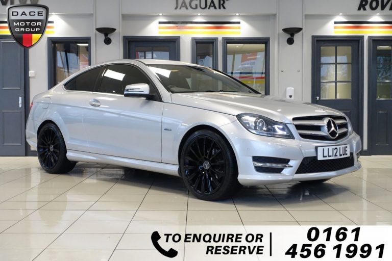 Used 2012 SILVER MERCEDES-BENZ C-CLASS Coupe 2.1 C250 CDI BLUEEFFICIENCY AMG SPORT 2d 204 BHP DIESEL (reg. 2012-05-25) (Automatic) for sale in Stockport