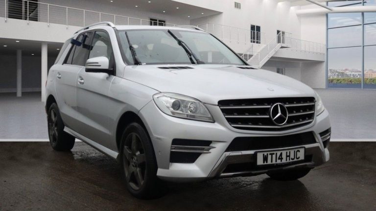 Used 2014 SILVER MERCEDES-BENZ M-CLASS Estate 2.1 ML250 BLUETEC AMG SPORT 5DR AUTO 204 BHP DIESEL (reg. 2014-07-25) (Automatic) for sale in Stockport