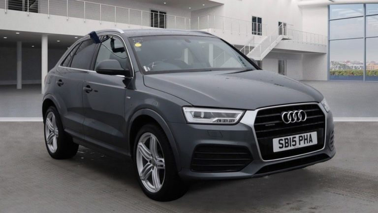 Used 2015 GREY AUDI Q3 Estate 2.0 TDI QUATTRO S LINE PLUS 5DR AUTO 148 BHP DIESEL (reg. 2015-05-29) (Automatic) for sale in Stockport