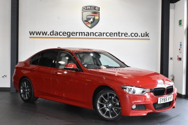 Used 2015 RED BMW 3 SERIES Saloon 2.0 320D M SPORT 4DR 188 BHP DIESEL (reg. 2015-12-22) (Automatic) for sale in Stockport
