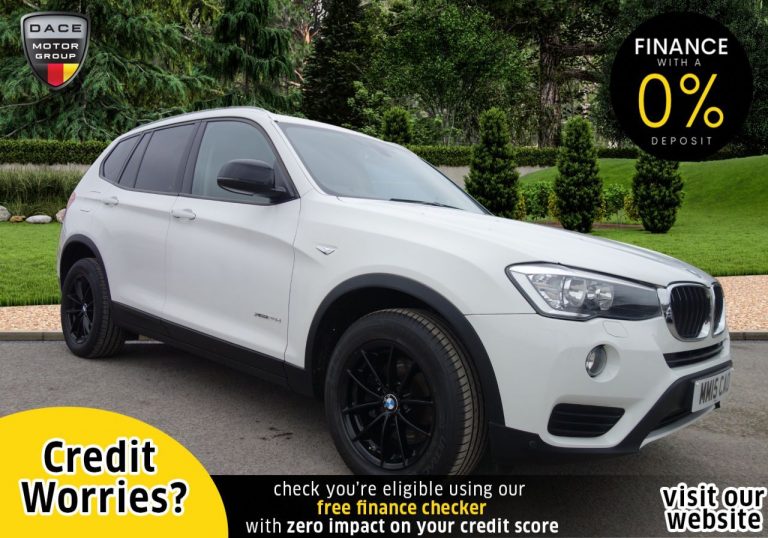 Used 2015 WHITE BMW X3 Estate 2.0 XDRIVE20D SE 5d AUTO 188 BHP DIESEL (reg. 2015-05-31) (Automatic) for sale in Stockport