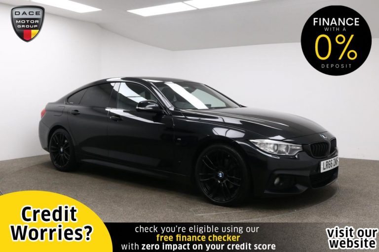 Used 2016 BLACK BMW 4 SERIES Coupe 2.0 420D M SPORT GRAN COUPE 4d AUTO 188 BHP DIESEL (reg. 2016-12-01) (Automatic) for sale in Stockport