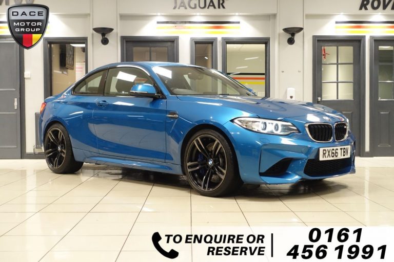 Used 2016 BLUE BMW M2 Coupe 3.0 M2 2d 365 BHP PETROL (reg. 2016-09-24) (Automatic) for sale in Stockport