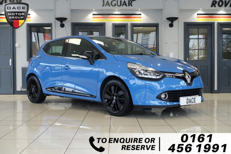 Used 2016 BLUE RENAULT CLIO Hatchback 1.5 DYNAMIQUE S NAV DCI 5d AUTO 89 BHP DIESEL (reg. 2016-06-30) (Automatic) for sale in Stockport