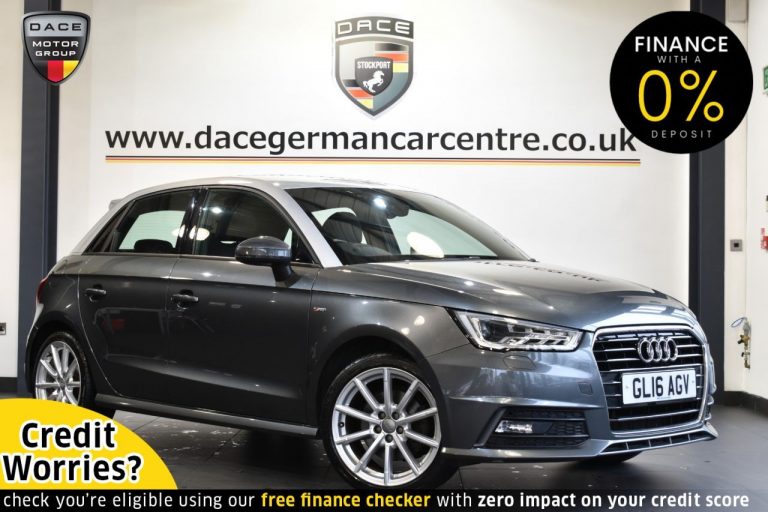 Used 2016 GREY AUDI A1 Hatchback 1.4 SPORTBACK TFSI S LINE 5DR 123 BHP PETROL (reg. 2016-04-25) (Automatic) for sale in Stockport