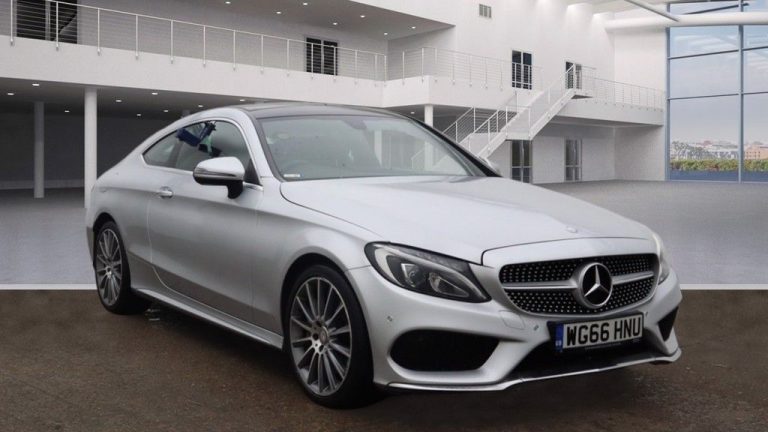 Used 2016 SILVER MERCEDES-BENZ C-CLASS Coupe 2.1 C 250 D AMG LINE PREMIUM 2DR AUTO 201 BHP DIESEL (reg. 2016-11-25) (Automatic) for sale in Stockport