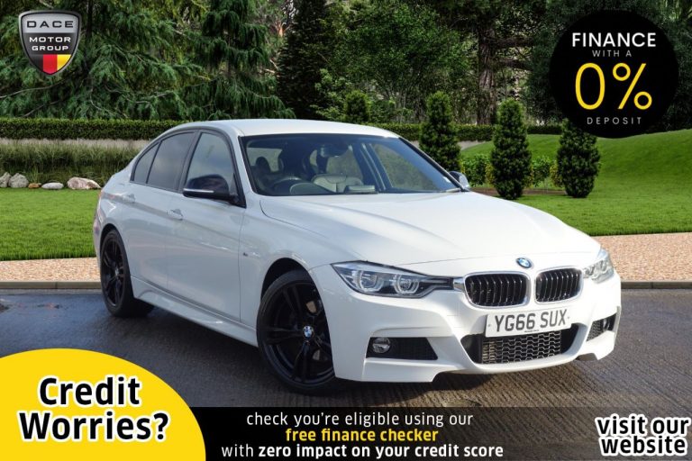 Used 2016 WHITE BMW 3 SERIES Saloon 2.0 320D M SPORT 4d AUTO 188 BHP DIESEL (reg. 2016-09-28) (Automatic) for sale in Stockport